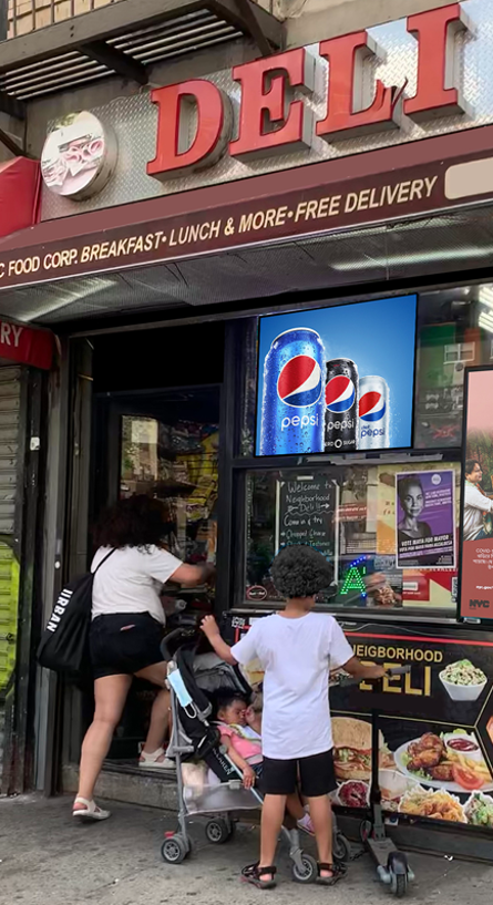 digital advertising screen