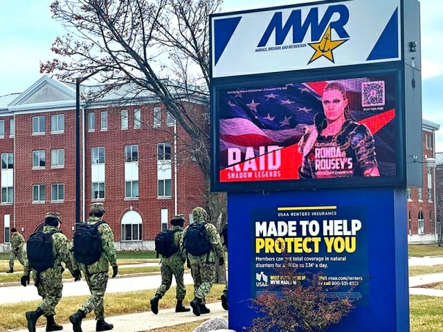 Military Base Advertising