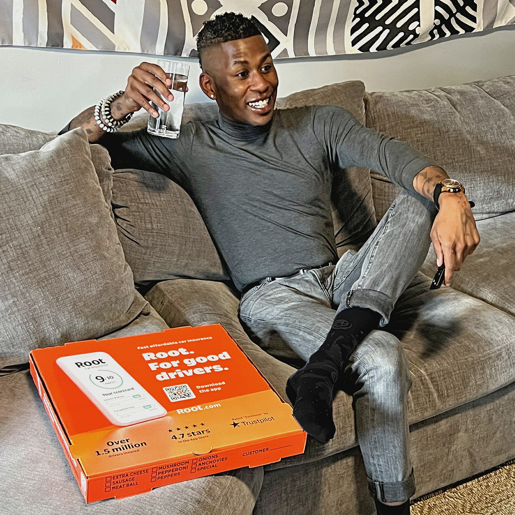 pizza box advertising