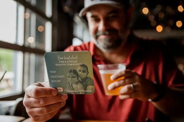 Bar Coaster Advertising